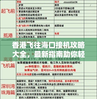 香港飞往海口接机攻略大全,最新指南助你轻松接机!