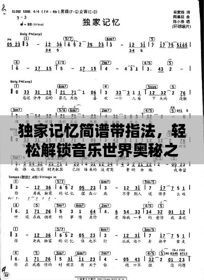 独家记忆简谱带指法，轻松解锁音乐世界奥秘之门