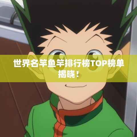 世界名竿鱼竿排行榜TOP榜单揭晓！